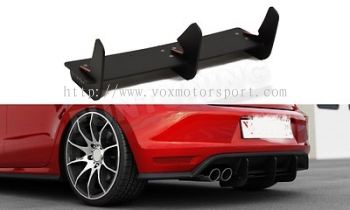 2010 2011 2012 2013 2014 2015 2016 2017 volkswagen polo gti maxton style rear diffuser for polo gti rear bumper add on upgrade maxton performance look pp material new set