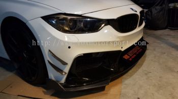 Bmw f30 front Bumper replace upgrade Performance look frp Material new set 