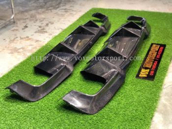 2010 2011 20122013 2014 2015 2016 2017 2018 bmw f10 rear diffuser dtm design for msport replace replace upgrade Performance look real carbon fiber Material new set 