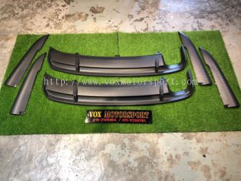 volkswagen jetta rear diffuser GLI style fit new face replacement upgrade performance new look new set