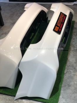 2006 2007 2008 2009 2010 2011 honda civic fd fd1 fd2 fd4 rear bumper type r copy ori with diffuser for fd replace add on upgrade performance look pp material new set