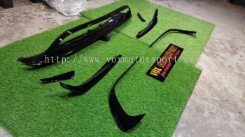 mercedes benz w176 a class a45 canard lip diffuser for w176 amg face lift add on upgrade performance look gloss black pp material new set