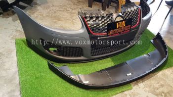 2005 2006 2007 2008 2009 volkswagen golf mk5 gti votex front lip for golf gti add on replace upgrade performance look pp abs material new set