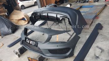 mercedes benz cla w117 bodykit set a45 style for w117 upgrade replace performance look pp material brand new set