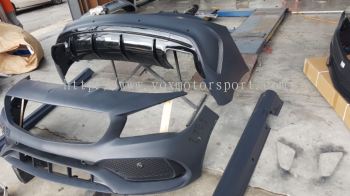 mercedes benz cla w117 bodykit a45 amg facelift style full set bodykit for cla w117 upgrade replace performance look pp material brand new set