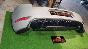 volkswagen golf mk6 gti revozport rear bumper with diffuser for mk6 gti replace upgrade performance look pp frp material brand new set