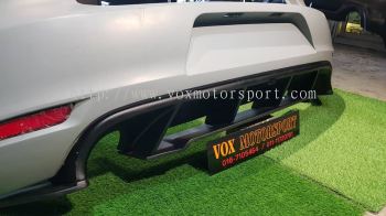volkswagen golf mk6 gti revozport rear diffuser for mk6 gti replace upgrade performance look frp black material brand new set