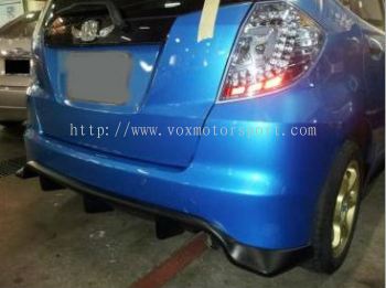 2008 2009 2010 2011 honda jazz fit ge rear diffuser js racing for ge rs replace add on upgrade performance look pp frp material new set