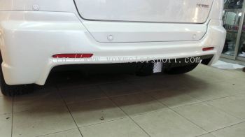 2008 2009 2010 2011 2012 2013 honda jazz fit ge rear diffuser mugen for ge fit jazz add on upgrade performance look abs pu material new set