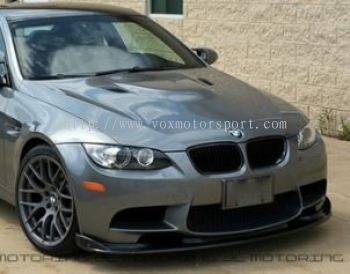 bmw e92 front bumper m3 lip diffuser hamann add on upgrade performance look real carbon fiber material new set
