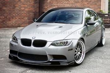 bmw e92 m3 front bumper m3 lip diffuser hamann add on upgrade performance look real carbon fiber material new set
