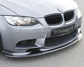 bmw e92 front bumper m3 lip diffuser hamann add on upgrade performance look real carbon fiber material new set