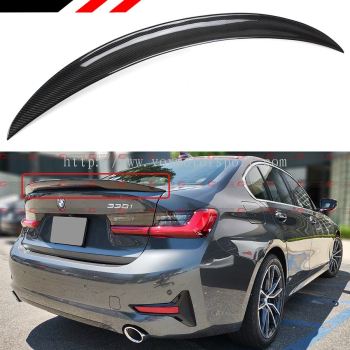 bmw 3 series g20 spoiler mp style add on upgrade performance look carbon fiber material brand new set