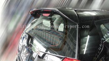 2008 2009 2010 2011 2012 2013 honda jazz fit ge rs spoiler for ge fit jazz add on upgrade performance look carbon abs material new set