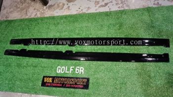 golf mk6 side skirt lip diffuser gloss black for volkswagen golf r add on upgrade performance look pp material brand new set