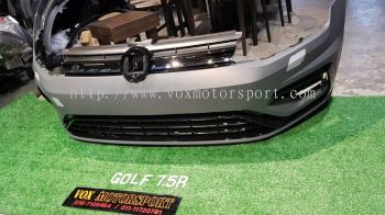 golf mk7.5 r front bumper for volkswagen golf mk7 replace upgrade performance look pp material brand new set