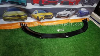 w213 front lip diffuser carbon fiber fit for mercedes benz w213 e class amg add on upgrade performance look brand new