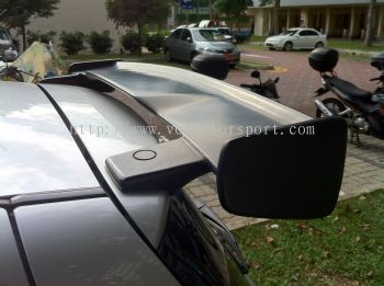 suzuki swift sport zc31s wing spoiler greddy style for swift add on performance look real carbon fiber material new set