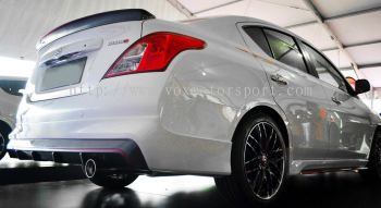 nissan almera nismo bodykit bumper rer lip 