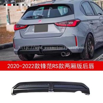 2022 new honda city hatchback rs rear diffuser pp black material add on performance look new set