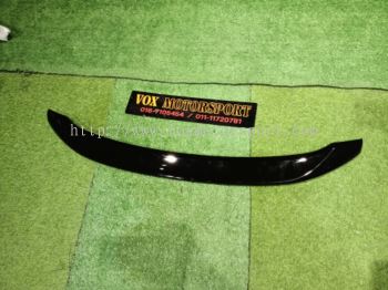 new honda city sedan rs spoiler abs black material add on part upgrade performance look new set