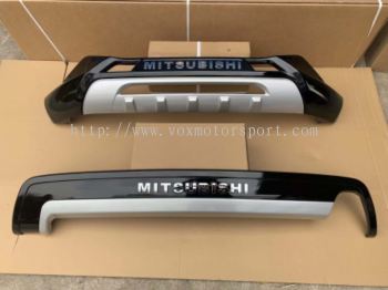 mitsubishi asx front bumper guard depan abs material add on upgrade new look brand new set