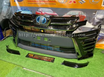 new Toyota vellfire zg front bumper modelista depan pp material fix to 2018 up vellfire replacement upgrade new look brand new set