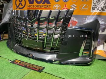 2020 Toyota alphard sc front bumper with front lip modelista depan pp material fix to 2015 2016 2017 alphard replace add on upgrade new look brand new set