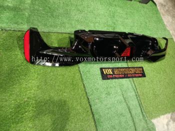 bmw g30 5 series rear diffuser belakang cs style pp material gloss black fit g30 m sport replace upgrade new look brand new set