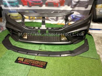honda civic fc front bumper 450 style pp material replacement upgrade new look brand new