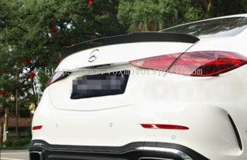 new mercedes benz w206 spoiler carbon fiber fit for add on upgrade performance new look new set