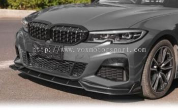 bmw G20 carbon fiber front lip diffuser carbon fiber material fit for add on part upgrade performance new look new set
