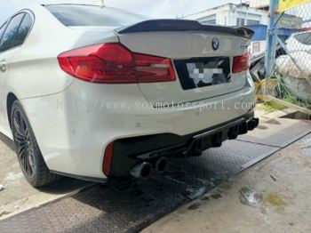bmw G30 m sport rear diffuser gloss black pp material fit for replacement part upgrade performance new look new set