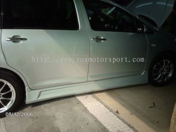 TOYOTA WISH BODYKIT KENT STYLE SIDE SKIRTING LIP ON