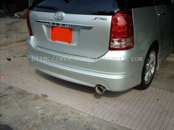 TOYOTA WISH BODYKIT KENT STYLE REAR BUMPER LIP ON