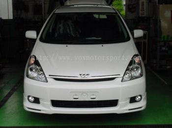 TOYOTA WISH BODYKIT ORIGINAL STYLE BUMPER LIP ON