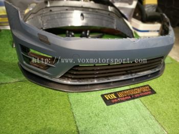 volkswagen golf mk7 r rline r line front skirt depan maxton carbon fiber add on fit bumper mk7 r new look performance brand new set