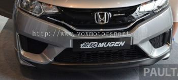 2014 2015 2016 2017 2018 2019 2020 honda fit jazz gk front lip mugen style for jazz fit gk add on upgrade performance look pu pp material new set