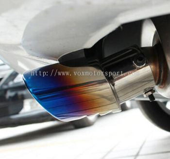 2014 2015 2016 2017 2018 2019 2020 honda jazz fit gk exhoust tips extension tatinum for jazz fit gk add on upgrade performance look tatinum material new set