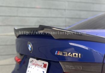 bmw G20 3 series high kick spoiler M4 style carbon fiber ori material fit for add on upgrade performance new look brand new set