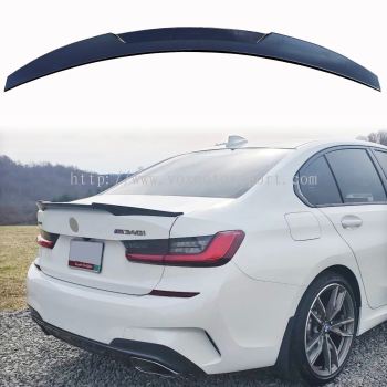 bmw G20 3 series high kick spoiler M4 style carbon fiber ori fit for add on performance new look brand new set