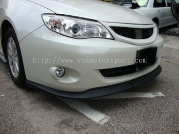 SUBARU IMPREZA BODYKIT BUMPER FRONT V LIPS ON PU MATT BLACK