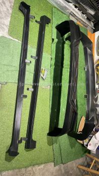 perodua Traz gearup bodykit pp material add on upgrade new look