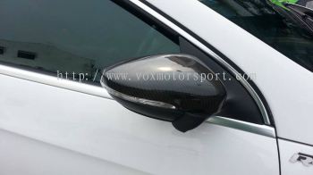 volkswagen pssat cc side mirror cover carbon fibre 