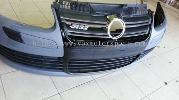 volkswagen golf gti mk5 front bumper r32 style mk5 golf replace upgrade performance look real pp material new set