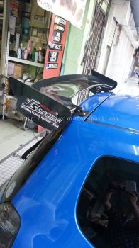 2003 2004 2005 2006 2007 honda fit jazz gd js racing gt wing spoiler for jazz fit gd replace upgrade performance look real carbon fiber material new set