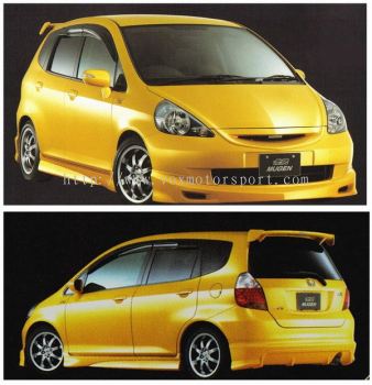 2003 2004 2005 2006 2007 honda jazz fit gd bodykit mugen style for jazz fit gd add on upgrade performance look ppu material new set 