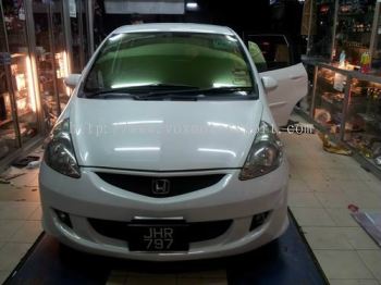2003 2004 2005 2006 2007 honda jazz fit gd front bumper mugen pro style for jazz fit gd replace upgrade performance look frp material new set