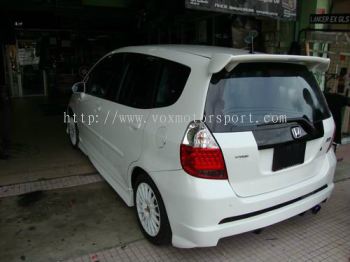 2003 2004 2005 2006 2007 honda fit jazz fit gd rear bumper mugen pro style for jazz fit gd replace upgrade performance look frp material new set