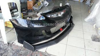 2003 2004 2005 2006 2007 honda fit jazz gd js racing front lip diffuser for jazz fit gd type s add on add on upgrade performance look real carbon fiber frp material new set